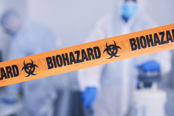 Professional Biohazard Cleanup technician working in New London, TX